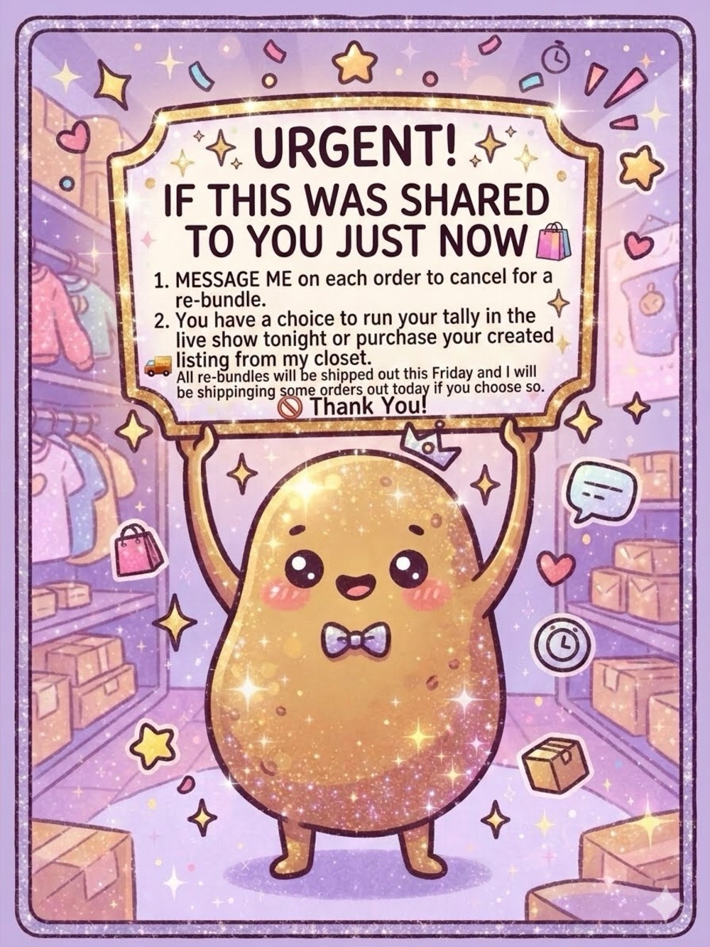 Urgent message for my past buyers